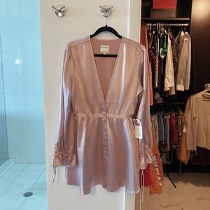 Baby Pink Lane Mini Dress